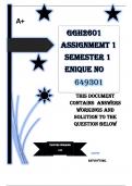 GGH2601 Assignment 1 (COMPLETE ANSWERS) Semester 1 2025 (649301) - DUE 25 March 2025; 100% TRUSTED Complete, trusted solutions and explanations.