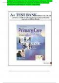 Test Bank for Primary Care The Art and Science of Advanced Practice Nursing: An Interprofessional Approach 6th Edition by Debera J. Dunphy|9781719644655|All Chapters 1-82|LATEST