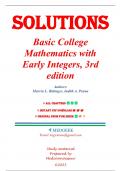 Solutions for Basic College Mathematics with Early Integers 3rd Edition by Elayn Martin-Gay