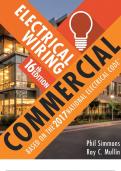 Electrical engineering Wiring Commercial 16th Edition by Phil Simmons, Ray C. Mullin, Mark Ode