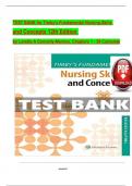 TEST BANK for Timby's Fundamental Nursing Skills and Concepts, 12th Edition by Loretta A Donnelly-Moreno, Verified Chapters 1 - 38, Complete Newest Version