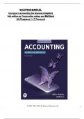 Solution manual  for Horngren’s accounting the financial chapters  14th edition by Tracie miller nobles and Mattison  All Chapters 1-17 Covered