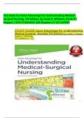 Test Bank for Davis Advantage for Understanding Medical-Surgical Nursing, 7th Edition, by Linda S. Williams, Paula D. Hopper. | 9781719644587 |All Chapters (1-57) LATEST