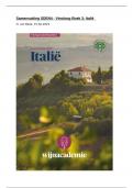 Samenvatting SDEN4 Boek 3 Vinologenopleiding, Italië  