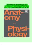 Test Bank For Anatomy and Physiology, 2nd Edition, by OpenStax All Chapters 1-27 LATEST