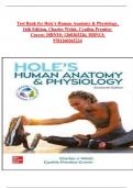 Test Bank for Hole’s Human Anatomy and Physiology, 16th Edition, Charles Welsh, Cynthia Prentice-Craver All Chapters Covered ISBN:9781264262885 Newest Edition 2025 Instant Pdf