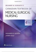 Brunner & Suddarth_s Canadian Textbook of Medical-Surgical Nursing 3rd Edition Test Bank