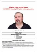 Bipolar Depression Case Study 2/Mania UNFOLDING Reasoning Brenden Manahan, 35 years old|2025 update with complete solution