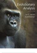 Test Bank For Evolutionary Analysis 5th Edition By Jon C. Herron; Scott Freeman Chapter 1-20 Complete Guide ISBN:9780321616678