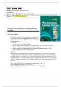 TEST BANK for Pharmacology and the Nursing Process 7th Edition Linda Lane Lilley, Shelly Rainforth Collins, Julie S. Snyder Chapter 1-58