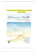 Women’s Health A Primary Care Clinical Guide 5th Edition Youngkin Schadewald Pritham Test Bank.