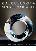 eBook Calculus of a Single Variable 9th Edition by Ron Larson, Bruce H. Edwards