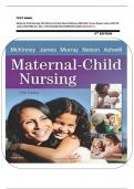 TEST BANK_ Maternal-Child Nursing 5th Edition by Emily Slone McKinney MSN RN C Susan Rowen James PhD RN ||ALL CHAPTERS {01 -55} || 978-0323401708 COMPLETE GUIDE||GRADED A+                  