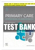 PRIMARY CARE 6TH EDITION BY BUTTARO TEST BANK WITH 228 CHAPTERS WITH CORRECT ANSWERS LATEST 2025 