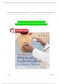 Test Bank-Bates’ Guide To Physical Examination and History Taking 13th Edition Bickley 