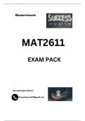 MAT2611 EXAM PACK 2025{DETAILED QUESTIONS AND ANSWERS}