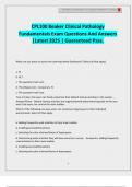 CPL100 Beaker Clinical Pathology Fundamentals Exam Questions And Answers |Latest 2025 | Guaranteed Pass.