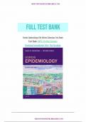  Gordis Epidemiology 6th Edition by David D Celentano, A+ guide Test Bank