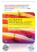 Human Physiology: An Integrated Approach 8th Edition; By Dee Silverthorn| All Chapters 1-26 Covered| Original| Verified| Latest Edition| Rated A+| Test Bank