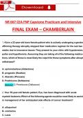 Study Bundle for NR 667 / NR667 Final Exam( 2 set exams) + Final Exam Review + Module Notes  (Latest 2025 / 2026): Most Comprehensive Qs & Ans - Everything you need to Succeed