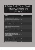 PSY301final / Study Guide Actual Questions and Answers  Question	Answer 12 units per semester constitute a full load and will allow a student to graduate in eight semesters (four years).	false In order to graduate, you must have a C or better in all cours