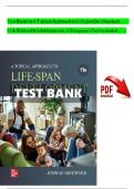 Test Bank for A Topical Approach to Lifespan Development 11th Edition By John Santrock.All chapters 17 are included