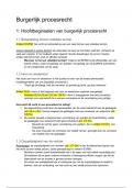 Samenvatting Burgerlijk Procesrecht - Open Universiteit