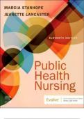 Test Bank for Public Health Nursing: Population-Centered Health Care in the Community, 11th Edition by Marcia Stanhope and Jeanette Lancaster All Chapter 1-46