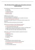 BIOL 1902 Natural History midterm exam 110 questions and answers Carleton University