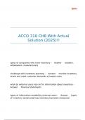 ACCO 310 CH8 With Actual Solution (2025)!!