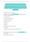 Incose ASEP process IPO's Actual Exam Complete Questions with Verified Correct Detailed Answers Already Graded A+ Brand New 2025!!