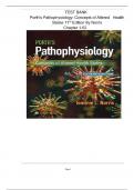 Porth's Pathophysiology Concepts of Altered.Health 11th Edition Test.Bank