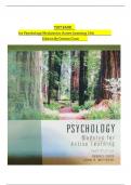 Test bank for psychology modules for active learning 12th edition dennis coon doc