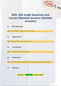 BIOL 200 mcgill Questions and Correct Detailed Answers (Verified  Answers)