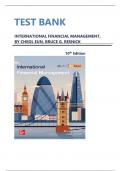 Test Bank for International Financial Management, 10th Edition, By Cheol Eun, Bruce G. Resnick| 9781264413096| All Chapters| LATEST