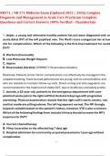 NR571 / NR 571 Midterm Exam (Updated 2025 / 2026) Complex  Diagnosis and Management in Acute Care Practicum Complete  Questions and Correct Answers 100% Verified – Chamberlain