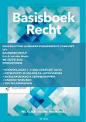 Samenvatting Basisboek Recht 18e editie 2023 -  ALGEMEEN PUBLIEKRECHT + oefentoets + kernbegrippen + weblinks + alle hoorcolleges UVA - 9789001079635 