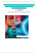 Lilley’s Pharmacology for Canadian Health Care Practice 4th Edition Sealock Test Bank 2025-2026. Questions with correct and verified answers. A+ GRADED.