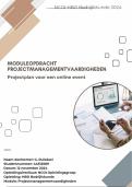 NCOI module Projectmanagementvaardigheden HBO Bedrijfskunde 2024 - Organiseren dag cybercriminaliteit - GOKIT, SMART, GANNT - CIJFER 9 met FEEDBACK!