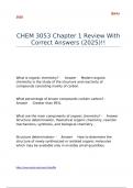 CHEM 3053 Chapter 1 Review With Correct Answers (2025)!!