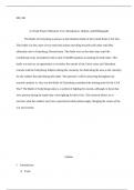   HIS 330  5-2 Final Project Milestone Two: Introduction, Outline, and Bibliography  The B