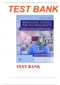  TEST BANK FOR RADIOLOGIC SCIENCE FOR TECHNOLOGISTS 12TH EDITION BY BUSHONG CHAPTER 1-40 COMPLETE GUIDE QUESTIONS AND ANSWERS GRADED A+ LATEST UPDATED 2025/2026