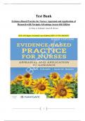 Test Bank Evidence-Based Practice for Nurses: Appraisal and Application of  Research with Navigate Advantage Access. 6th Edition. By Nola A. Schmidt, Janet M. Brown. 2025|| All Chapters Included|| Latest Edition|| ISBN-13 978-1284296532