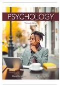 Test Bank for Psychology 13th Edition David G. Myers Nathan C. Dewall ISBN-9781319132101 All Chapters Complete Verified Guide