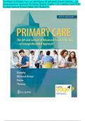 Test Bank For Primary Care Art And Science Of Advanced Practice Nursing – An Interprofessional Approach 5th Edition Dunphy Chapter 1-82 Complete Guide With Verified Answers Newest Update 2025 Graded A+