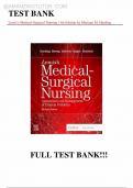 Test bank for Lewis-s Medical-Surgical Nursing 11th Edition by Mariann M. Harding, All Chapters 1-68| latest Edition| Grade A+