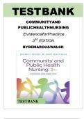 test Bank for Community and Public Health Nursing ; Evidence for Practice 3rd Edition By Rosanna F. Demarco and Judith Healy Walsh