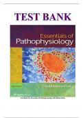 Test Bank For Essentials Of Pathophysiology 4thEdition Porth