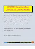 CDCR SGT Study Guide Exam Questions and Answers 100% Pass