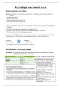 Psychologie SW